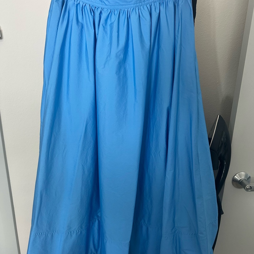 Banana Republic Sky Blue Ariella poplin midi Skirt
